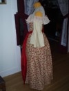1840s Winterhalter dress reproduction  left view