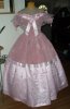 1850ish pink evening dress