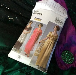 Butterick B6190 - Empire-Waist Dress, Jacket and Headbands. Pattern Cover