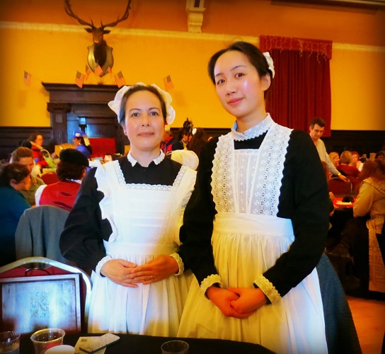 1910s Reproduction Edwardian Maids at the GBACG Open House 2016. Photo by Nedy McCann-Meyers