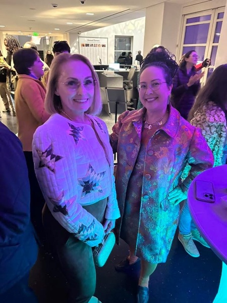 1960s Vibe Orange Multi Coat Dress at Crocker ArtMix Runway January 2026.  