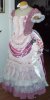 pink bustle dress