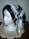 reproduction Victorian 1840s day cap