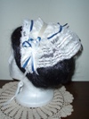 reproduction 1850s Victorian day cap left