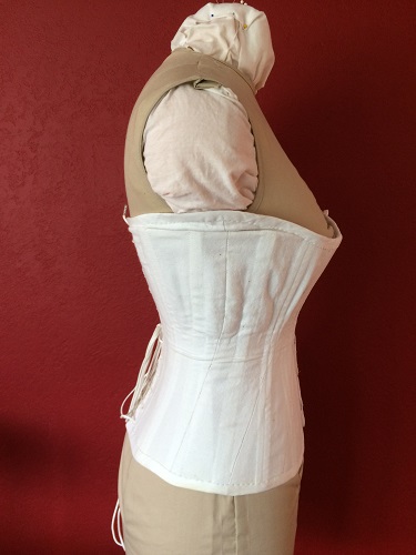 1900s Reproduction Straight S-Curve Corset Right.