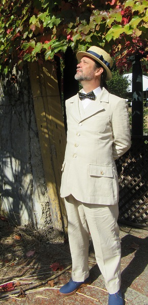 1920s Reproduction Linen Suit. 
