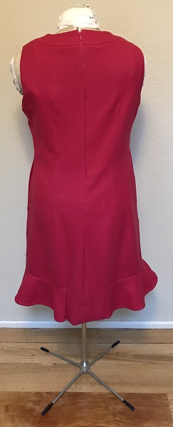Dolores Umbridge Hot Pink Dress 1960s Style Back.