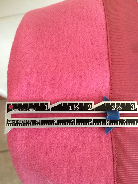 Pillbox Hat Tutorial find smallest crown measurement