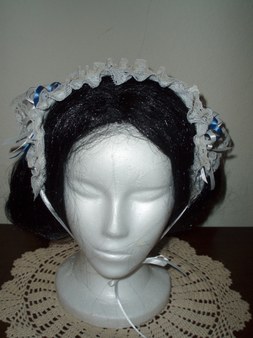 1850s Reproduction Victorian Day Cap