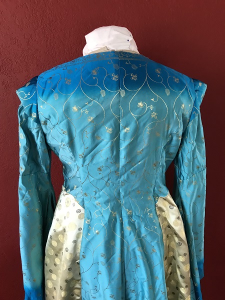 Game of Thrones Blue Bodice Back.