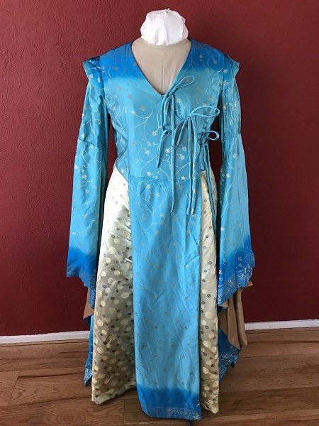 Game of Thrones Blue Dress Front. 